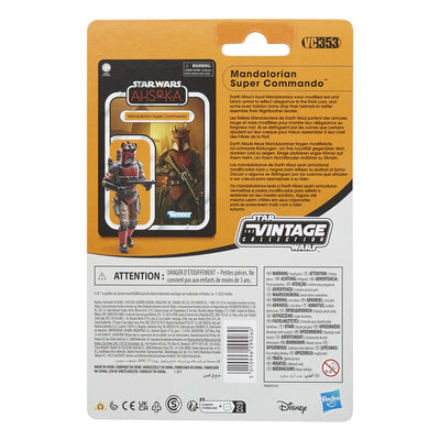 Star Wars: Ahsoka – Mandalorian Super Commando, Action Figure Vintage Collection da 10 cm, Hasbro