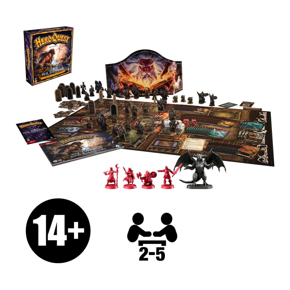 HeroQuest Board Game Der Aufbruch – Edizione Tedesca – Hasbro