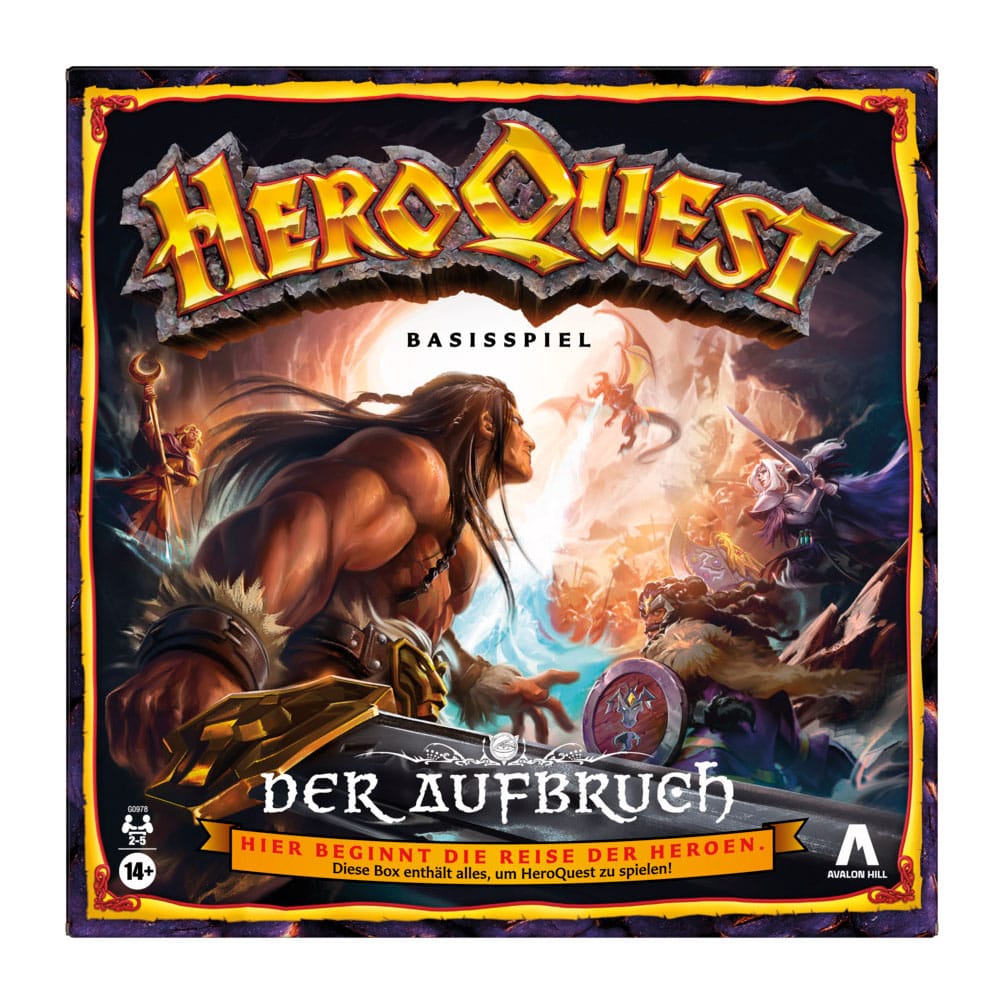 HeroQuest Board Game Der Aufbruch – Edizione Tedesca – Hasbro