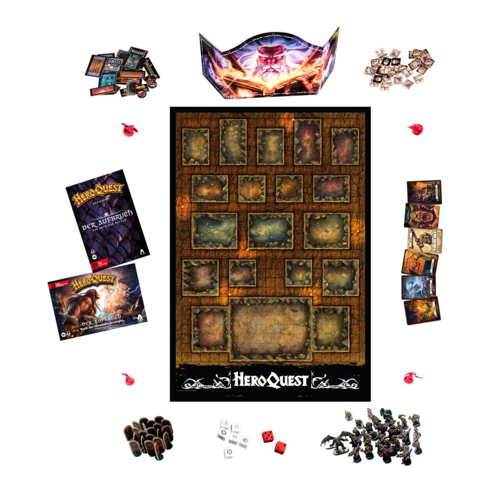 HeroQuest Board Game Der Aufbruch – Edizione Tedesca – Hasbro