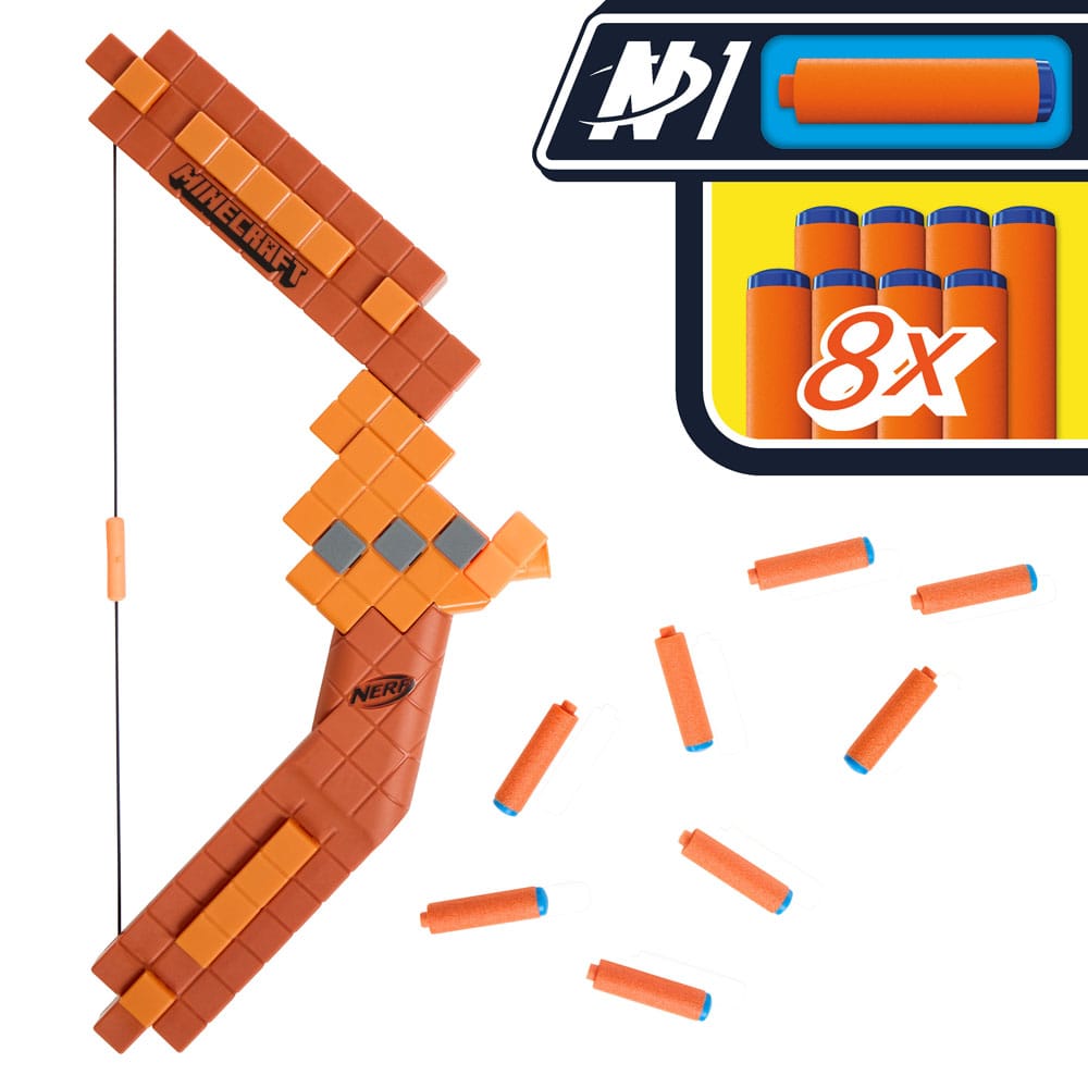 Arco Nerf Minecraft con Freccette N1
