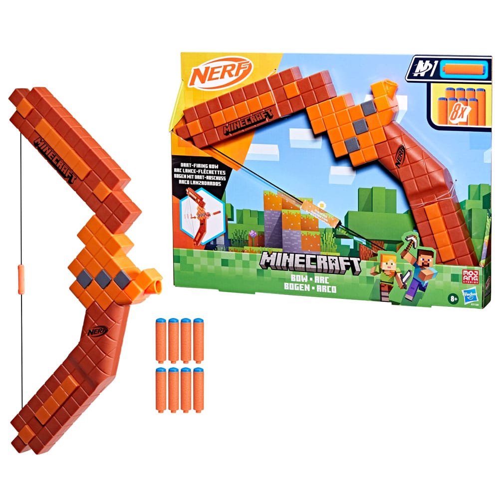 Arco Nerf Minecraft con Freccette N1