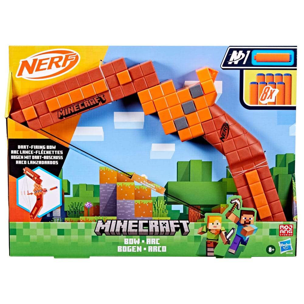 Arco Nerf Minecraft con Freccette N1