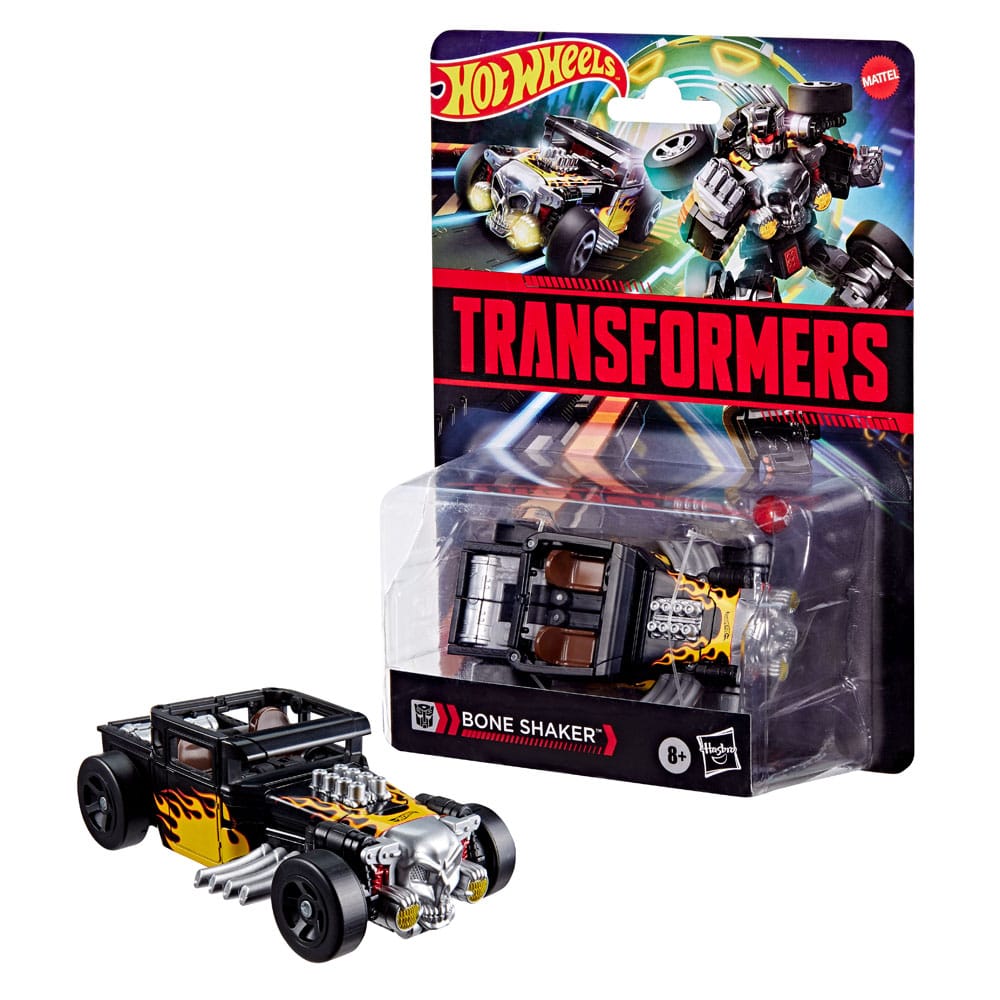 Hot Wheels x Transformers Bone Shaker Action Figure 12 cm - Hasbro