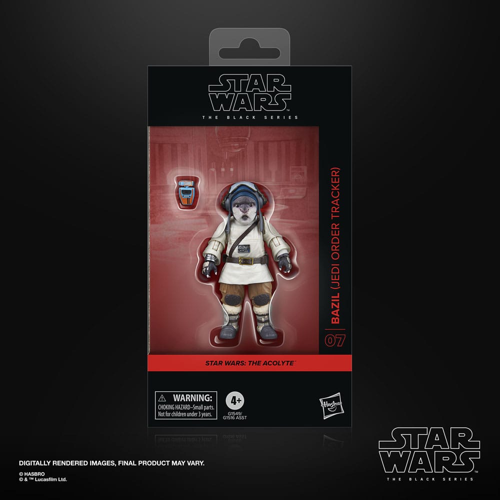 Star Wars: The Acolyte Black Series Bazil (Jedi Order Tracker) Action Figure 10 cm