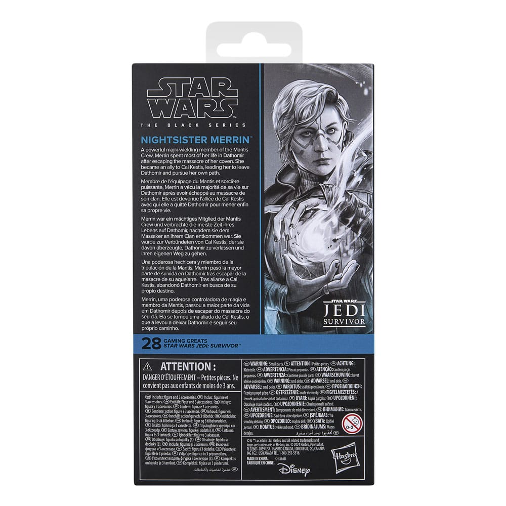 Star Wars Jedi: Survivor Black Series Action Figure Nightsister Merrin 15 cm