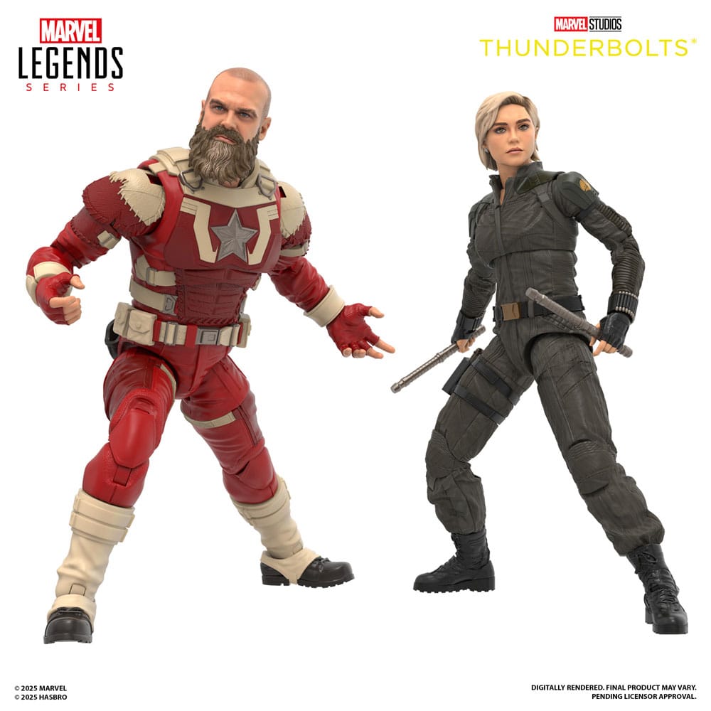 Marvel Legends Thunderbolts Action Figure 2-Pack Yelena Belova e Red Guardian 15 cm
