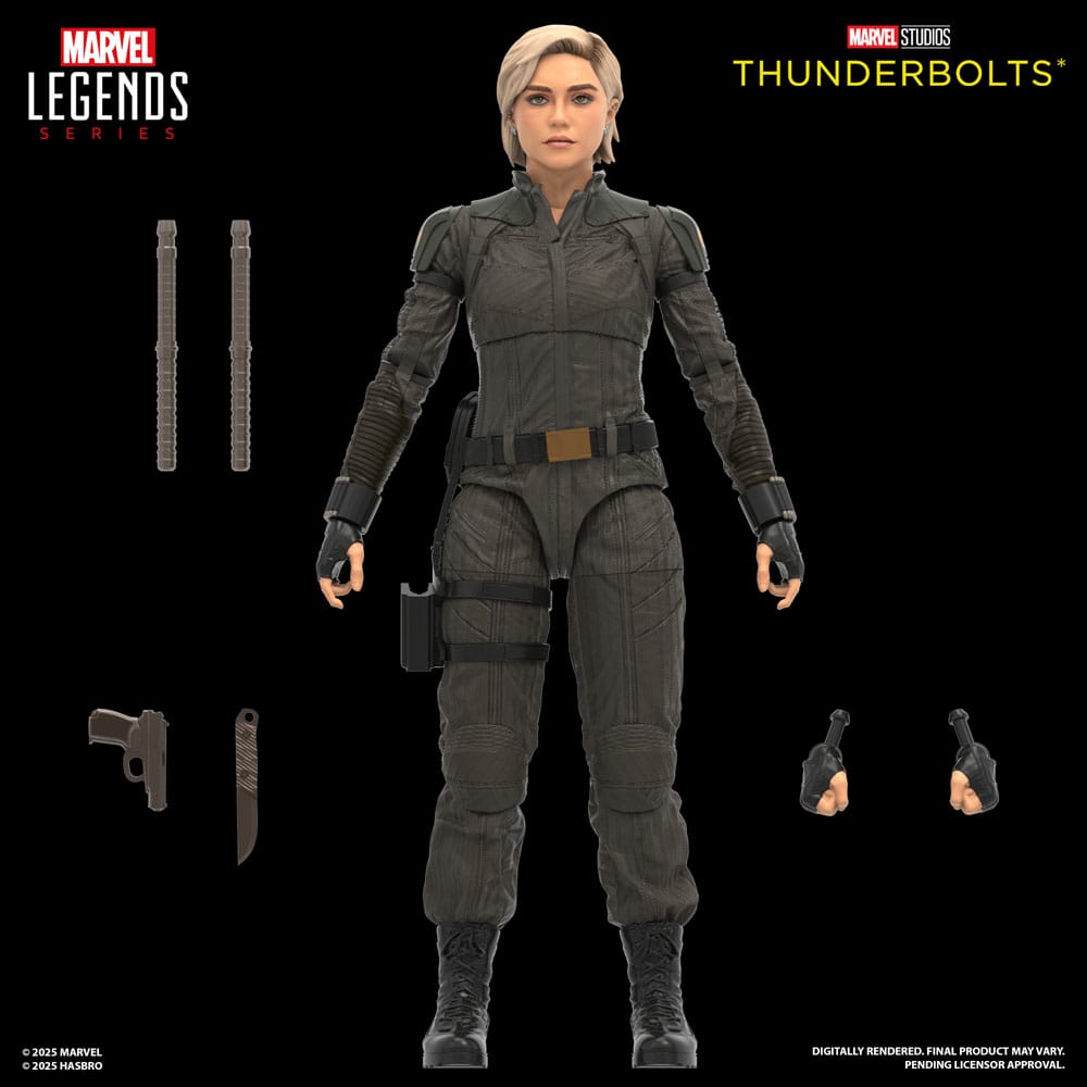 Marvel Legends Thunderbolts Action Figure 2-Pack Yelena Belova e Red Guardian 15 cm