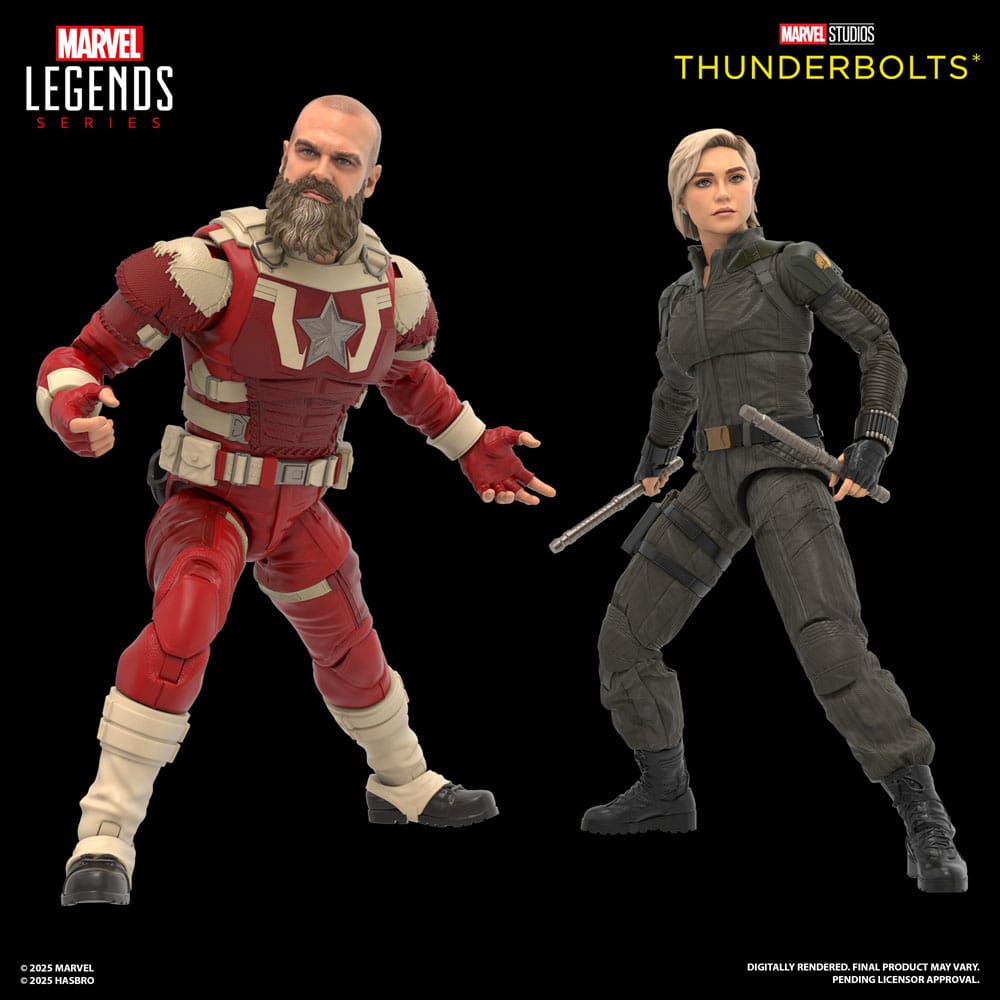 Marvel Legends Thunderbolts Action Figure 2-Pack Yelena Belova e Red Guardian 15 cm