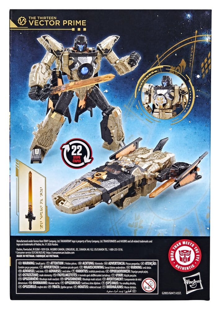 Transformers Age of the Primes Voyager Class Action Figure Vector Prime 18 cm Hasbro