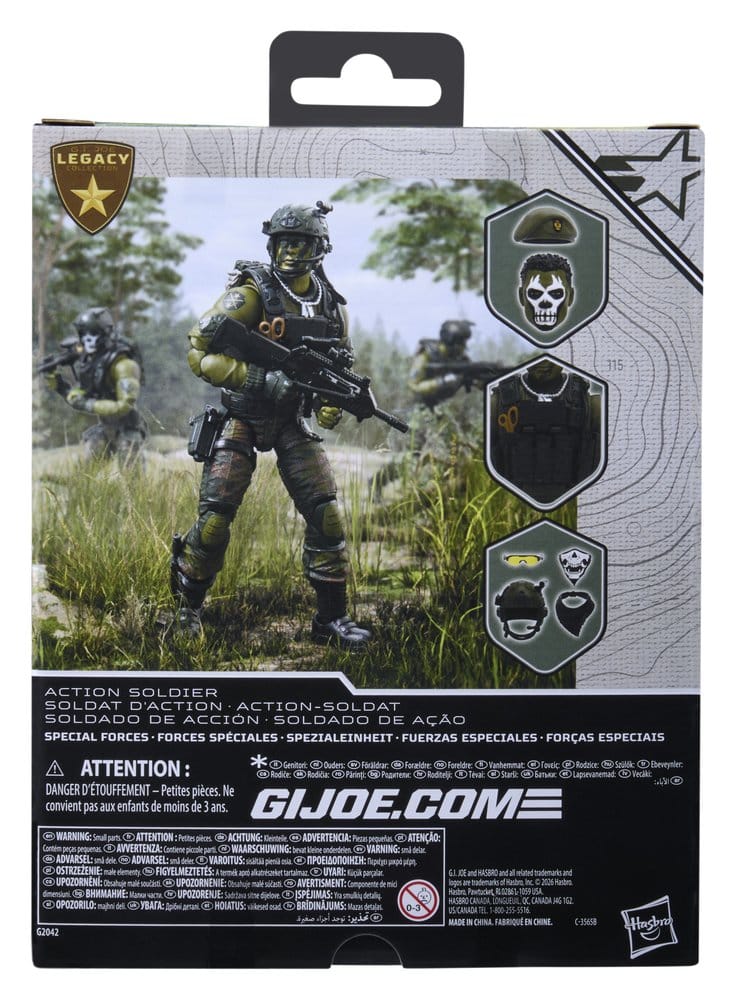 G.I. Joe Classified Series Legacy Collection Action Soldier - Special Forces, action figure 15 cm, Hasbro