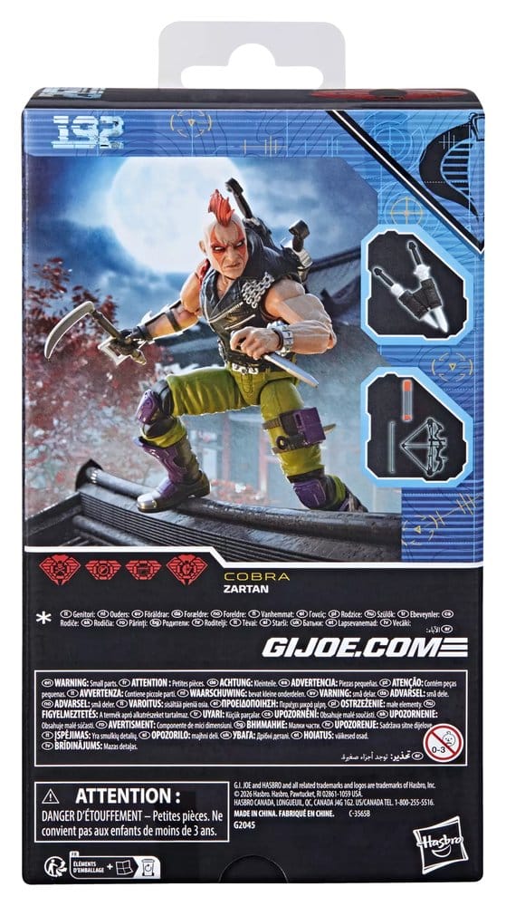 G.I. Joe Classified Series Action Figure Ninja Force Zartan 15 cm Hasbro