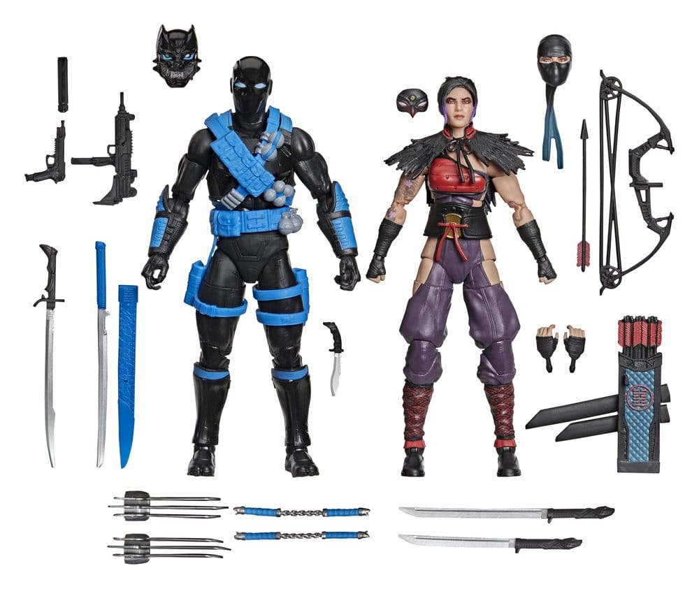 G.I. Joe Classified Series Action Figure 2-Pack Snake Eyes e Kim "Jinx" Arashikage 15 cm Hasbro