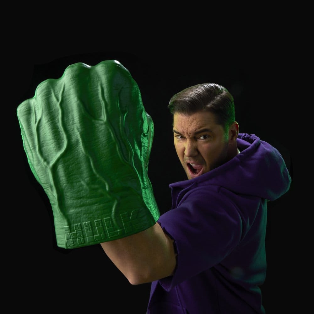 The Incredible Hulk Marvel Legends Guanti Premium Roleplay con Effetti Sonori Smash 'N Bash – Hasbro