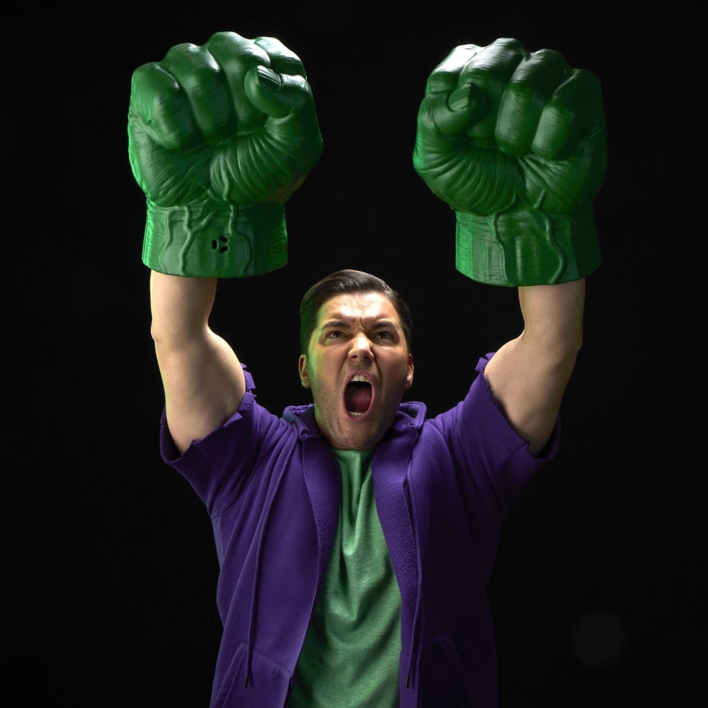 The Incredible Hulk Marvel Legends Guanti Premium Roleplay con Effetti Sonori Smash 'N Bash – Hasbro