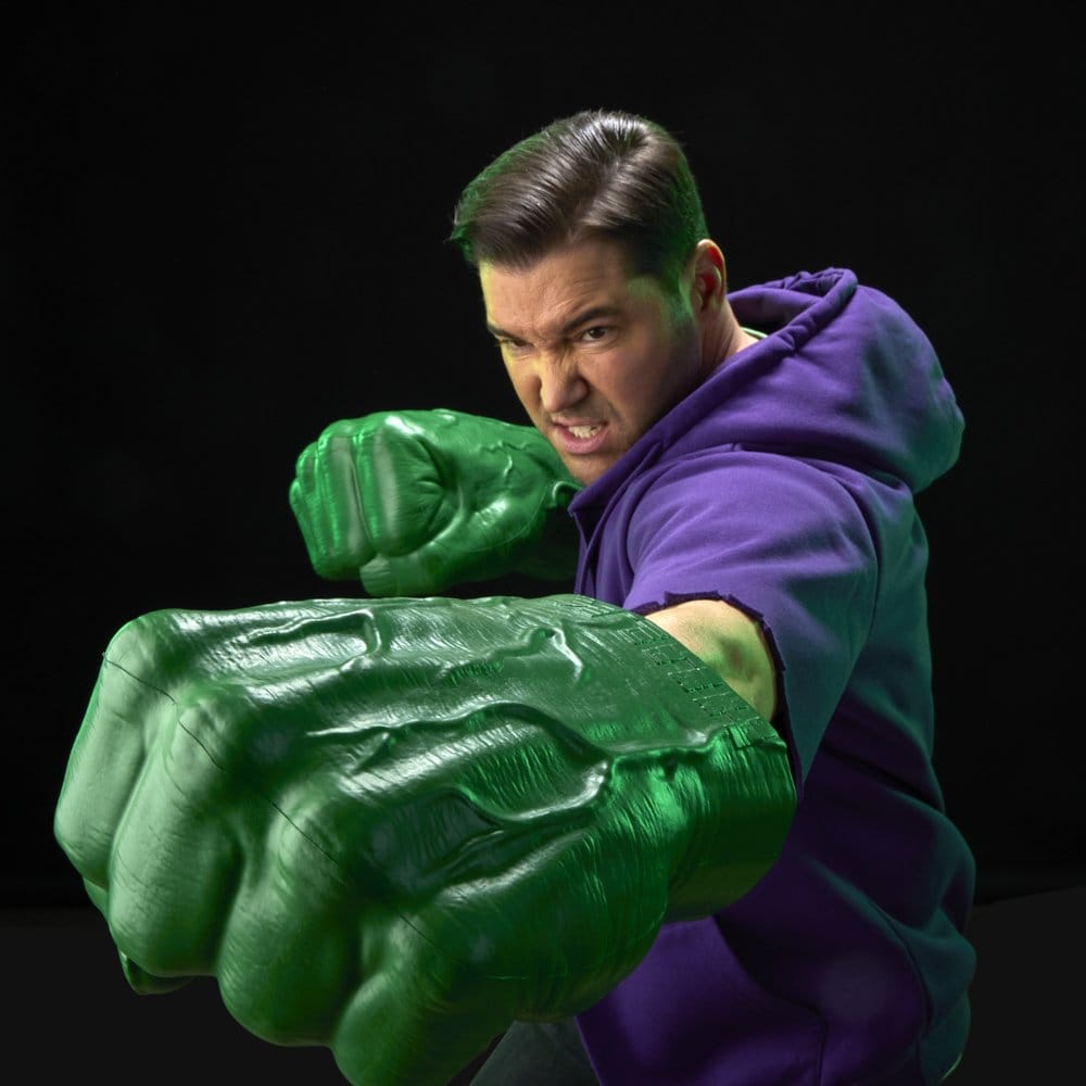 The Incredible Hulk Marvel Legends Guanti Premium Roleplay con Effetti Sonori Smash 'N Bash – Hasbro