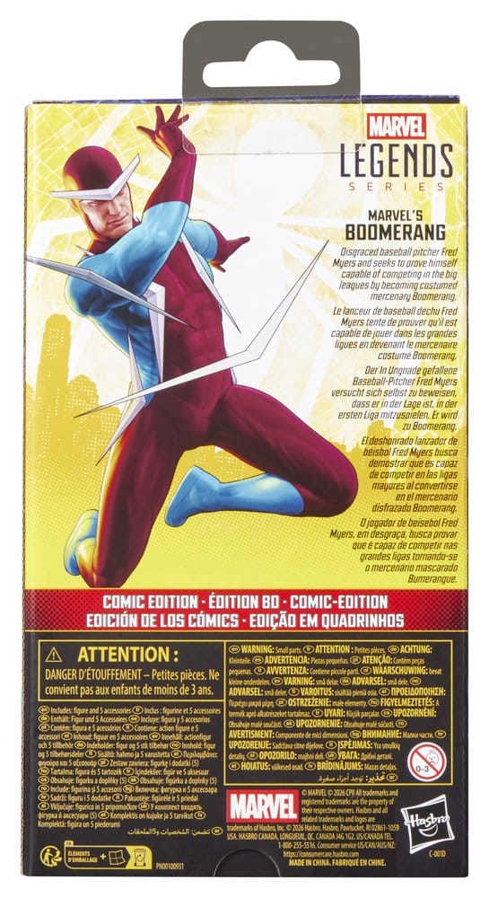 Spider-Man: Brand New Day Marvel Legends Action Figure Marvel's Boomerang 15 cm Hasbro