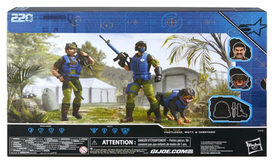 G.I. Joe Classified Series Action Figure 3-Pack #220 Mad Marauders: Footloose, Mutt e Junkyard 15 cm Hasbro
