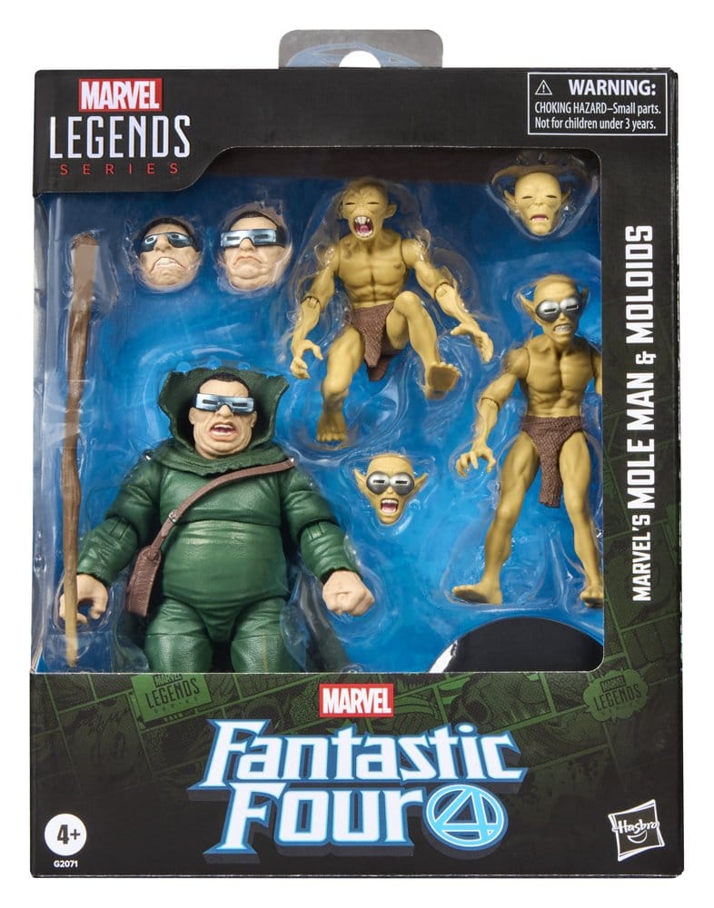 Fantastic Four Marvel Legends Action Figure 3-Pack Marvel's Mole Man & Moloids 15 cm Hasbro