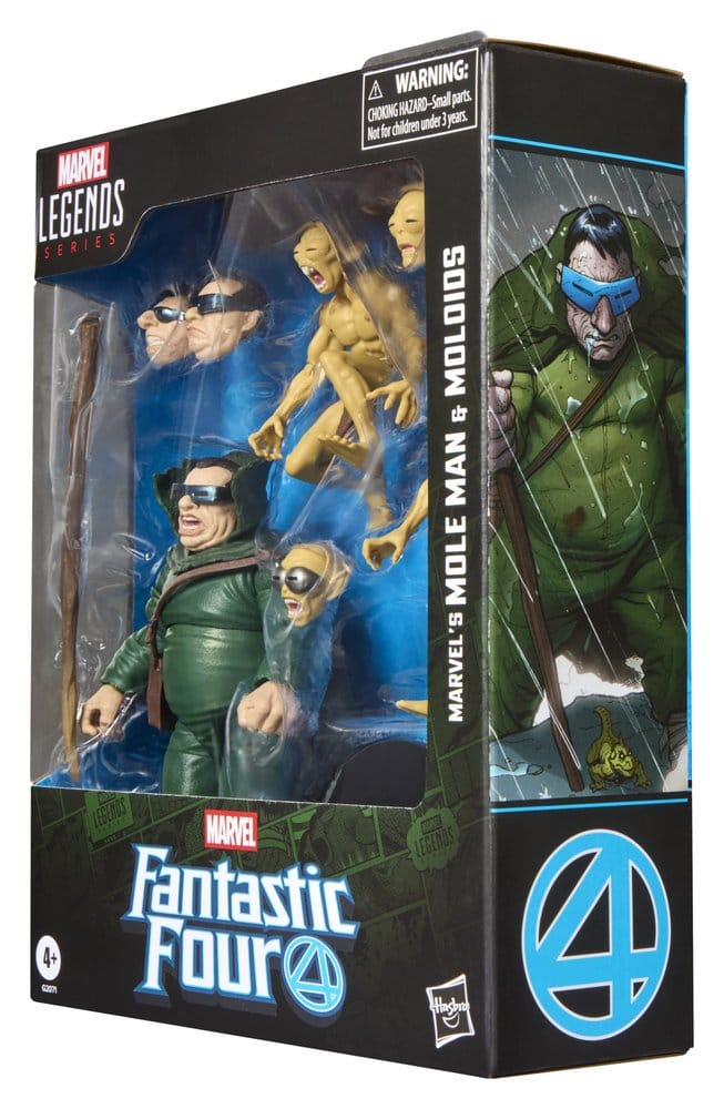 Fantastic Four Marvel Legends Action Figure 3-Pack Marvel's Mole Man & Moloids 15 cm Hasbro