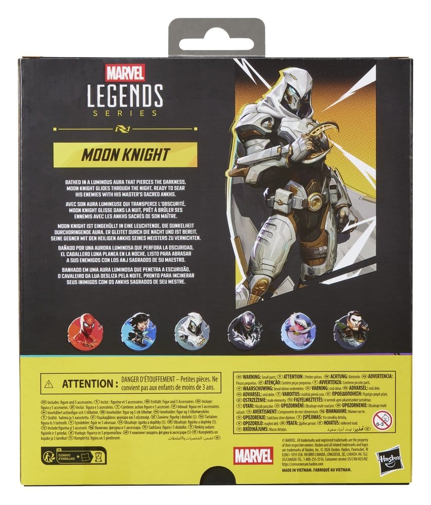 Action Figure Moon Knight Marvel Legends Marvel Rivals 15 cm Hasbro