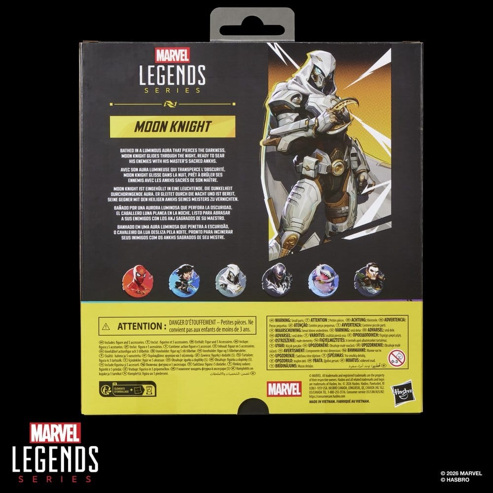 Action Figure Moon Knight Marvel Legends Marvel Rivals 15 cm Hasbro