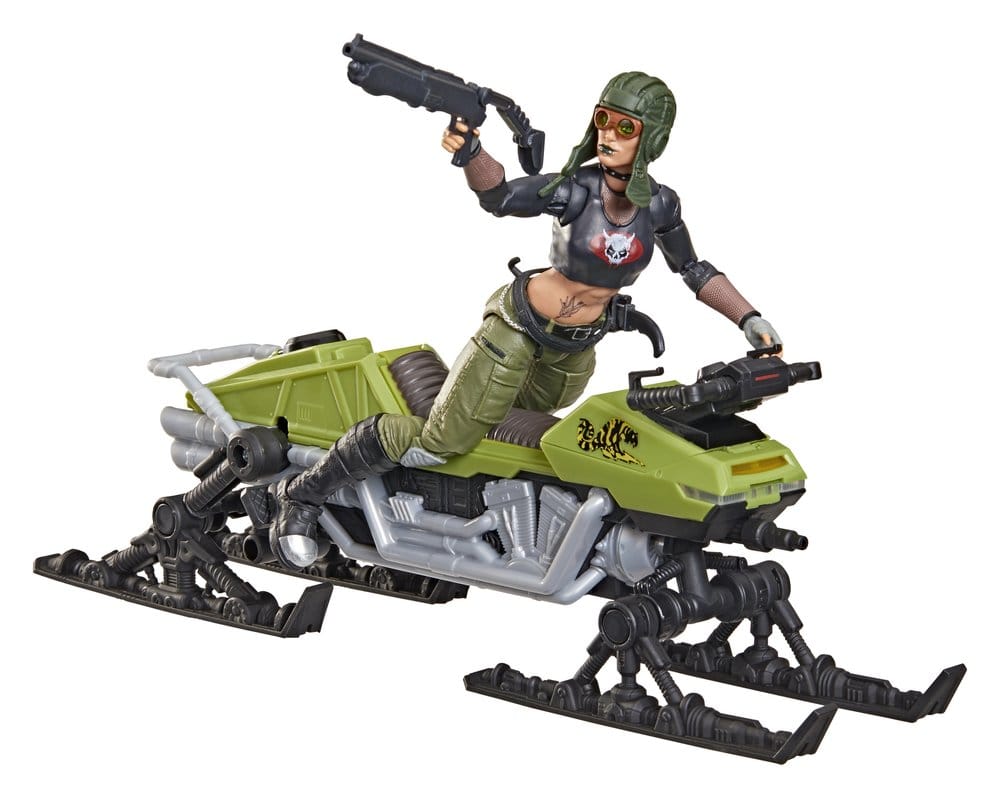 G.I. Joe Classified Series Zanya e Dreadnok Chameleon (Swamp Skier) - Action Figure e Veicolo 15 cm Hasbro