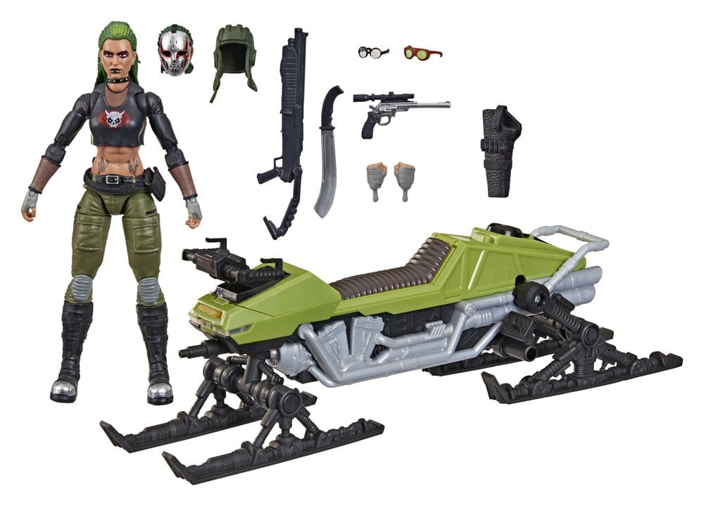 G.I. Joe Classified Series Zanya e Dreadnok Chameleon (Swamp Skier) - Action Figure e Veicolo 15 cm Hasbro