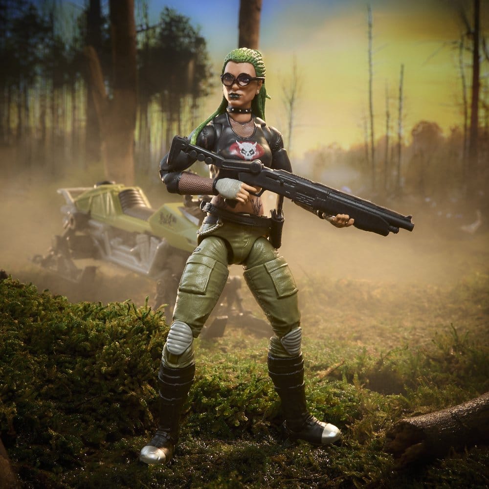 G.I. Joe Classified Series Zanya e Dreadnok Chameleon (Swamp Skier) - Action Figure e Veicolo 15 cm Hasbro