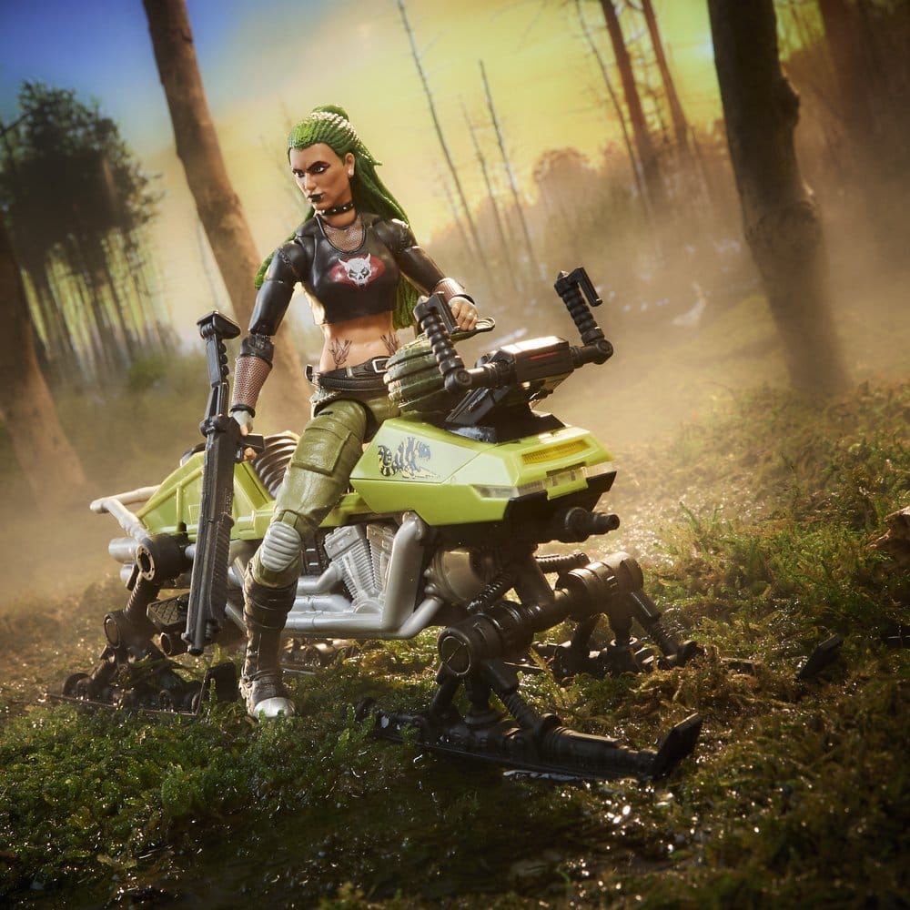 G.I. Joe Classified Series Zanya e Dreadnok Chameleon (Swamp Skier) - Action Figure e Veicolo 15 cm Hasbro