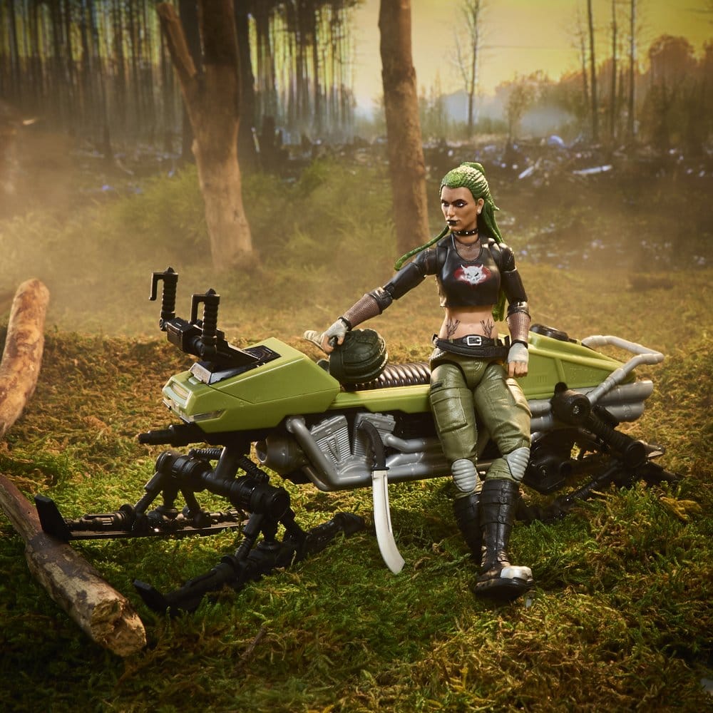 G.I. Joe Classified Series Zanya e Dreadnok Chameleon (Swamp Skier) - Action Figure e Veicolo 15 cm Hasbro
