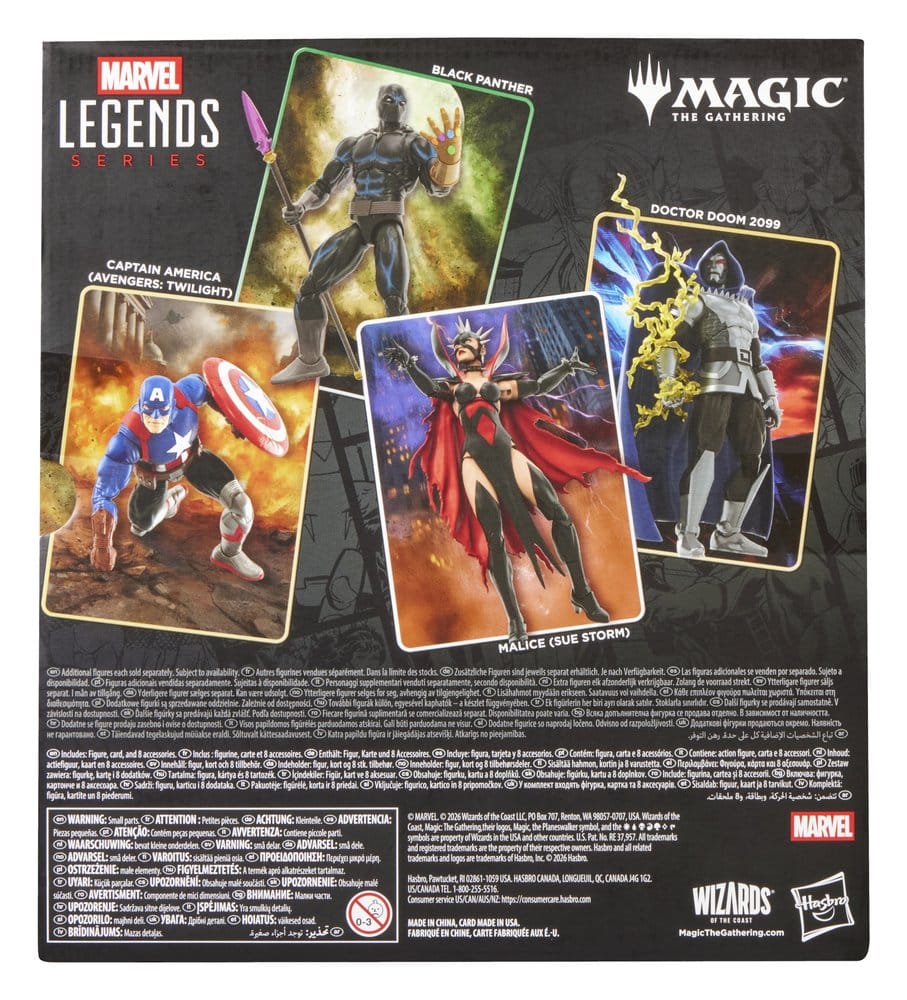 Magic: The Gathering x Marvel Super Heroes Action Figure Black Panther Marvel Legends 15 cm Hasbro