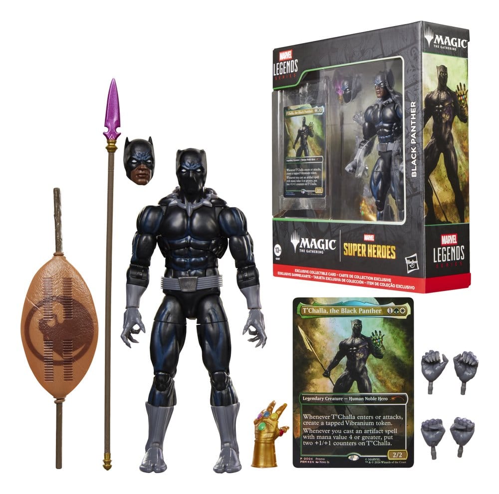 Magic: The Gathering x Marvel Super Heroes Action Figure Black Panther Marvel Legends 15 cm Hasbro