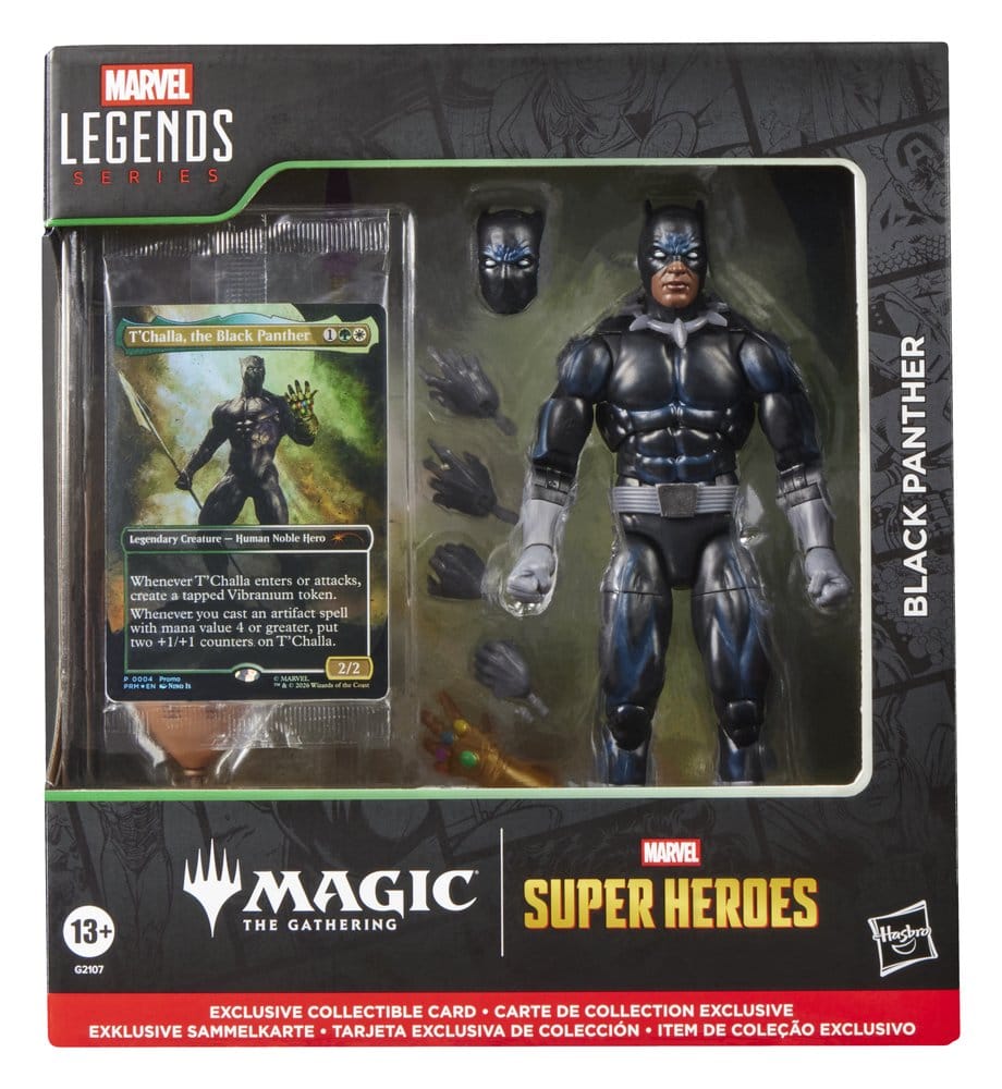 Magic: The Gathering x Marvel Super Heroes Action Figure Black Panther Marvel Legends 15 cm Hasbro