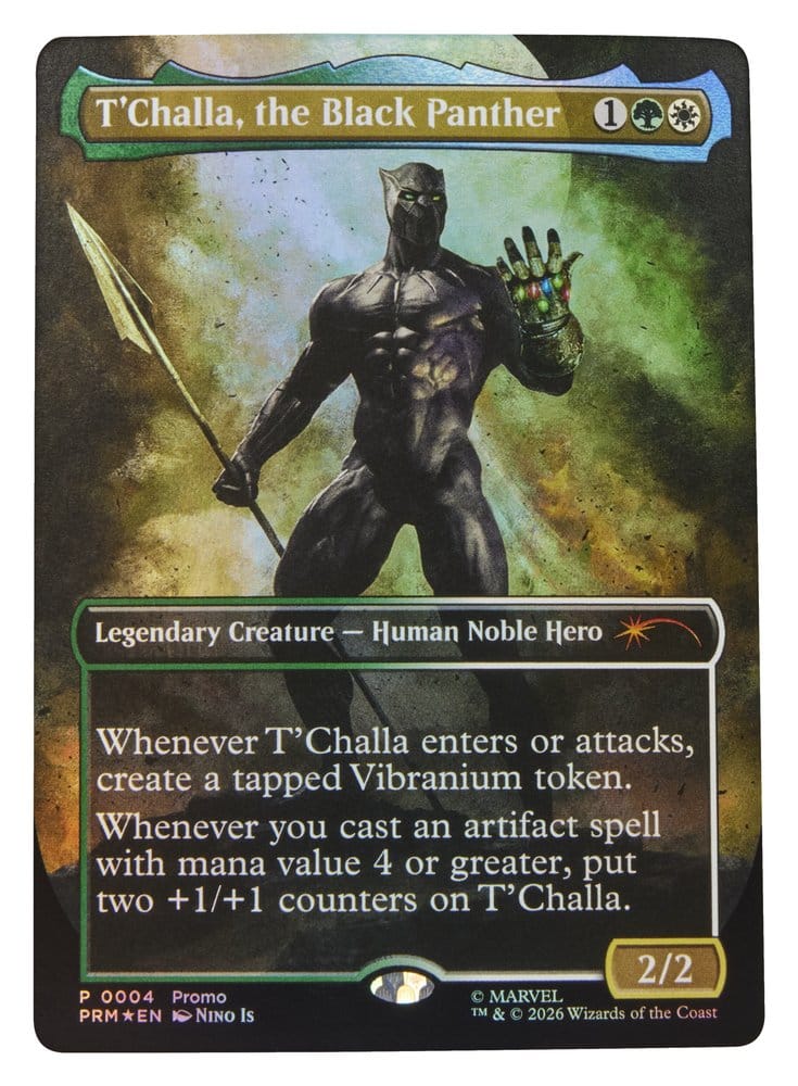 Magic: The Gathering x Marvel Super Heroes Action Figure Black Panther Marvel Legends 15 cm Hasbro