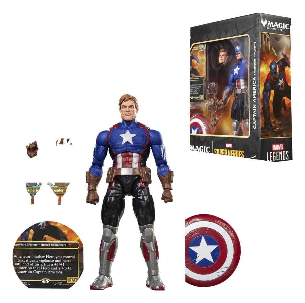 Magic: The Gathering Marvel Super Heroes Action Figure Captain America (Avengers: Twilight) 15 cm Hasbro Marvel Legends