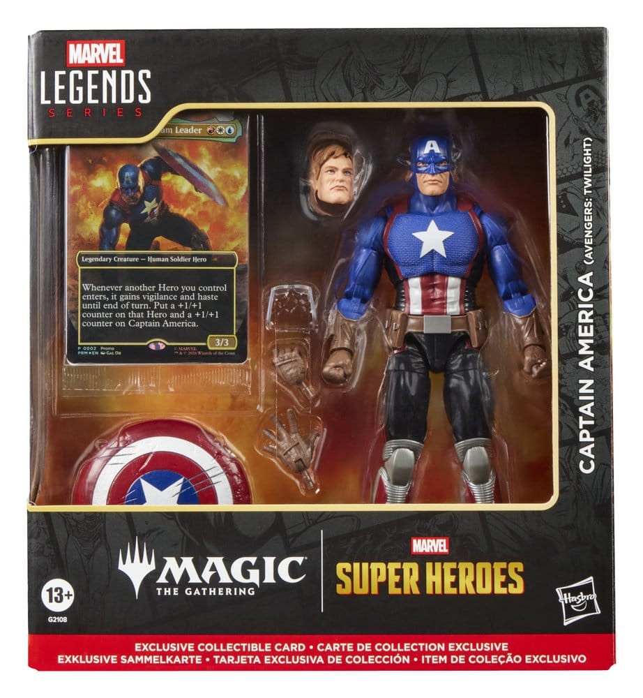 Magic: The Gathering Marvel Super Heroes Action Figure Captain America (Avengers: Twilight) 15 cm Hasbro Marvel Legends