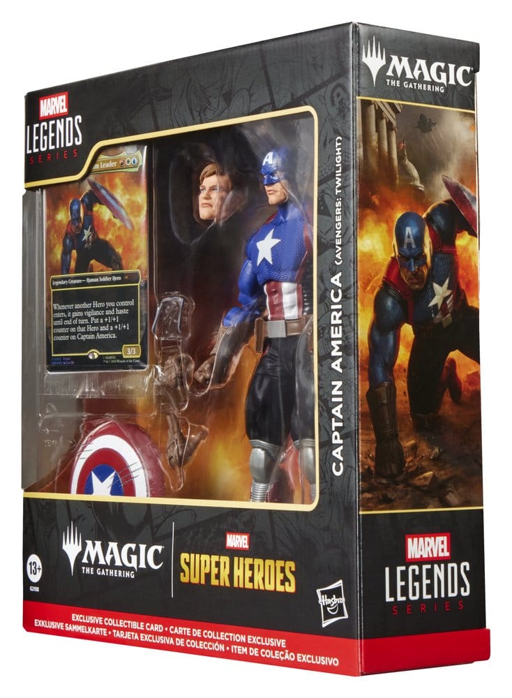 Magic: The Gathering Marvel Super Heroes Action Figure Captain America (Avengers: Twilight) 15 cm Hasbro Marvel Legends