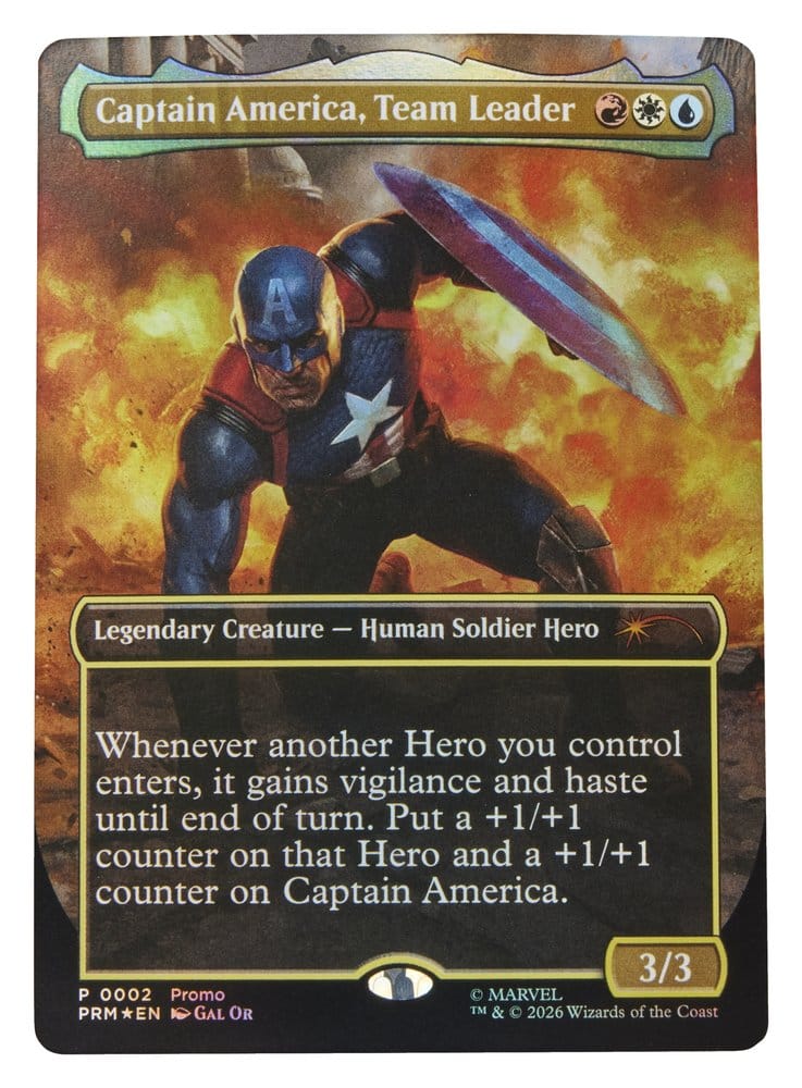 Magic: The Gathering Marvel Super Heroes Action Figure Captain America (Avengers: Twilight) 15 cm Hasbro Marvel Legends