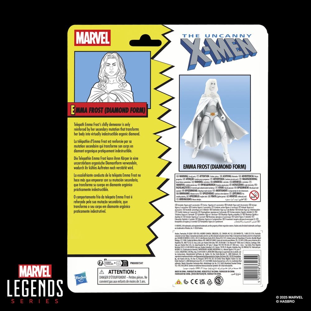 Marvel Legends Emma Frost (Forma Diamante) Action Figure 15 cm – Hasbro