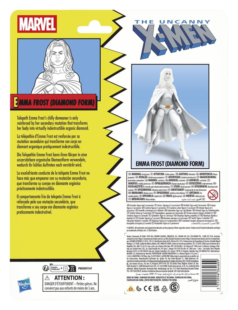 Marvel Legends Emma Frost (Forma Diamante) Action Figure 15 cm – Hasbro