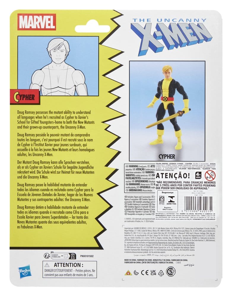 Action Figure Cypher 15 cm The Uncanny X-Men Marvel Legends Hasbro