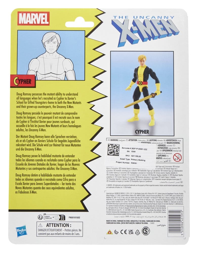 Action Figure Cypher 15 cm The Uncanny X-Men Marvel Legends Hasbro
