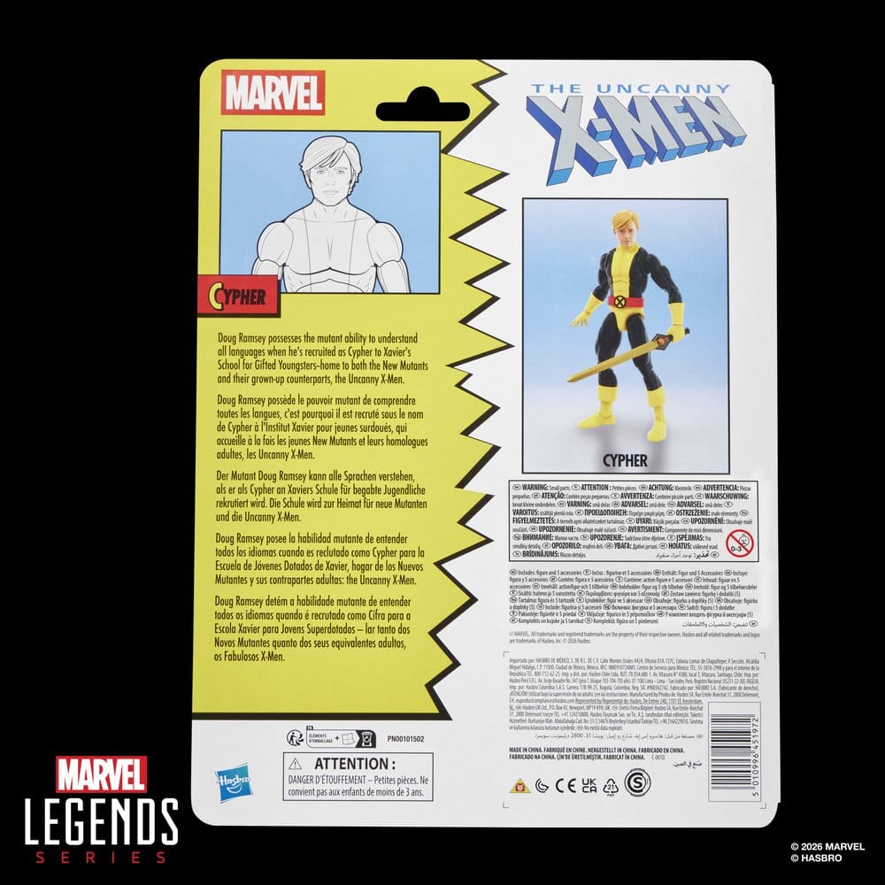 Action Figure Cypher 15 cm The Uncanny X-Men Marvel Legends Hasbro