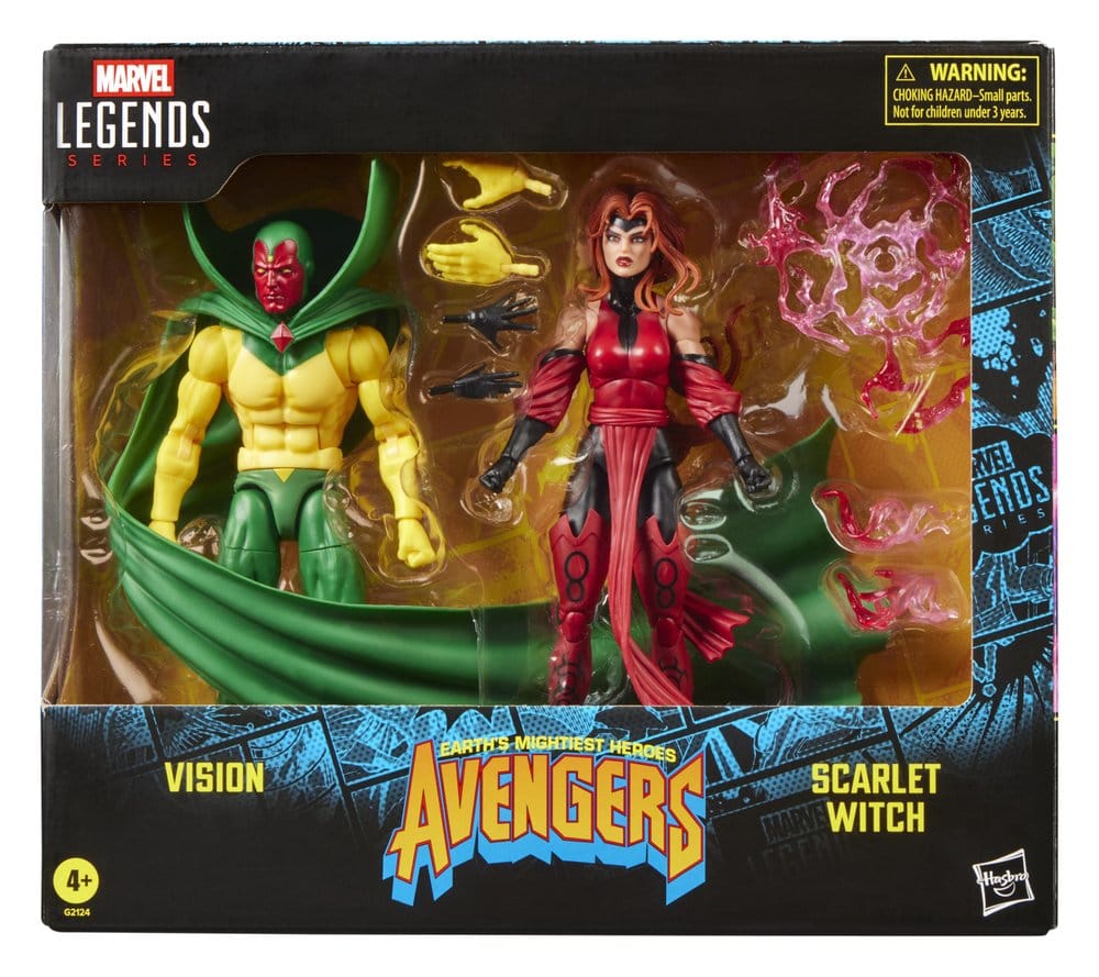 Avengers Marvel Legends Action Figure 2-Pack Vision e Scarlet Witch 15 cm Hasbro
