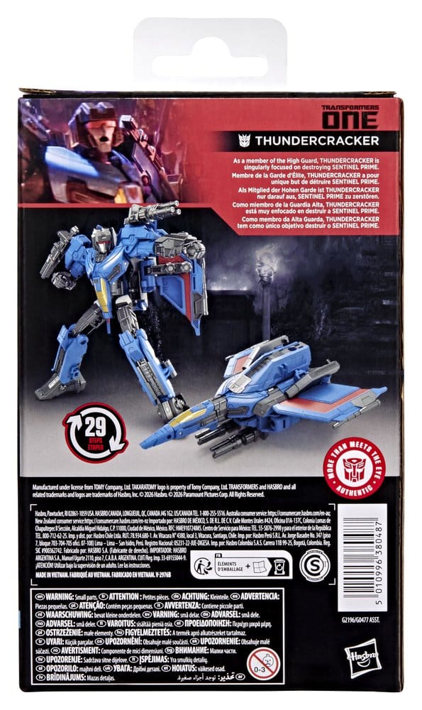Transformers One Studio Series Deluxe Class Action Figure Thundercracker 13 cm Hasbro