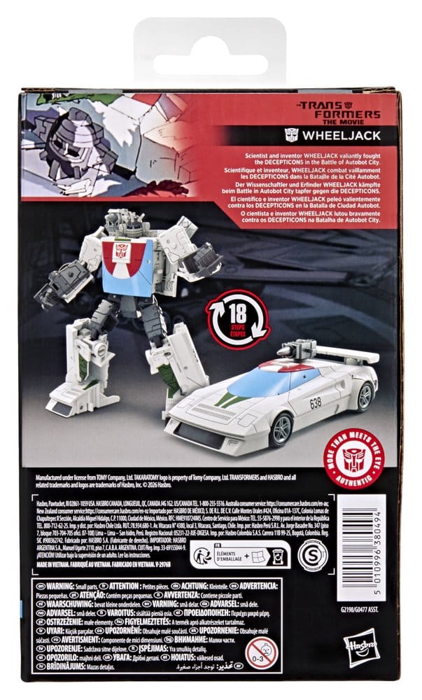 The Transformers: The Movie Studio Series Deluxe Class Action Figure Wheeljack 13 cm Hasbro
