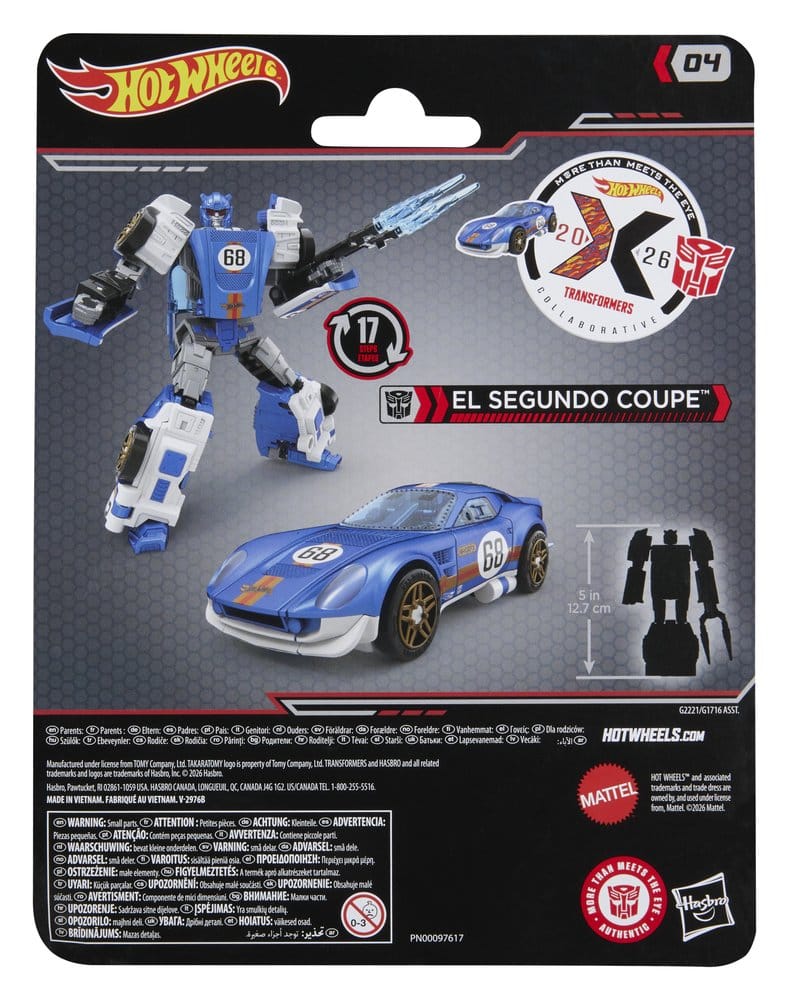 Transformers x Hot Wheels Action Figure Deluxe Class El Segundo Coupe 13 cm Hasbro