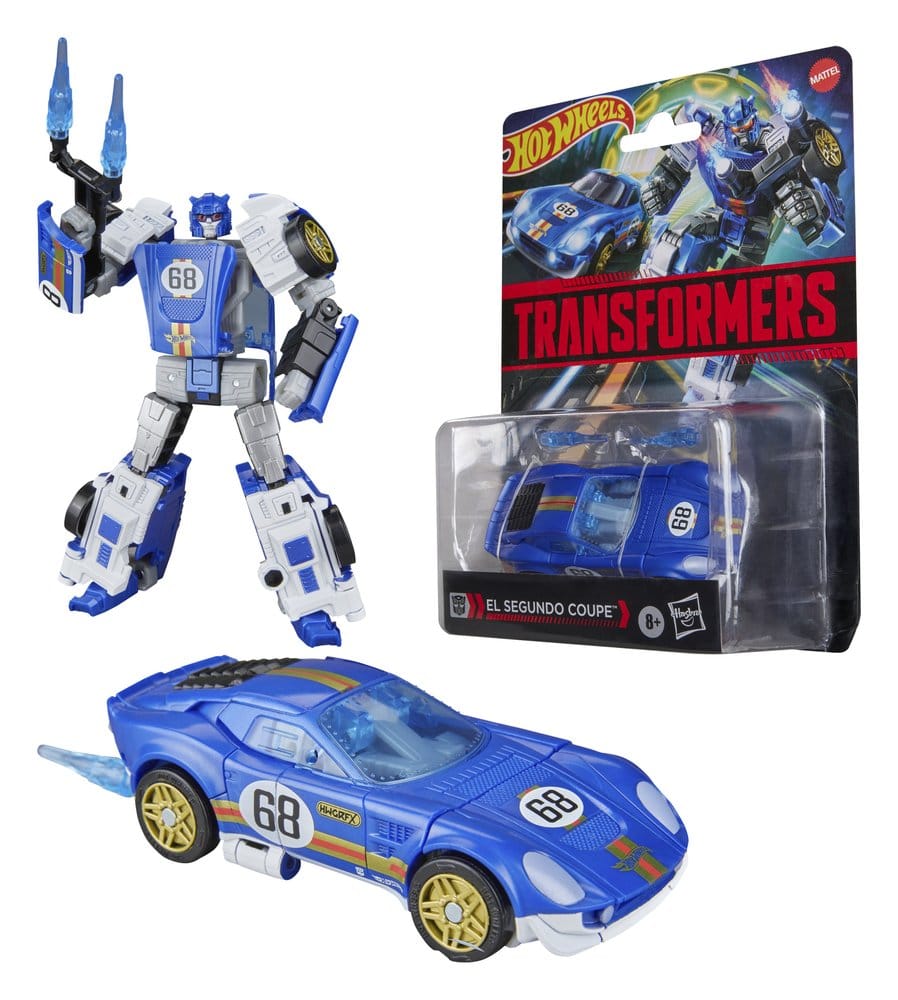Transformers x Hot Wheels Action Figure Deluxe Class El Segundo Coupe 13 cm Hasbro