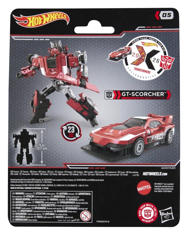 Transformers x Hot Wheels GT-Scorcher Action Figure Deluxe Class 13 cm Hasbro